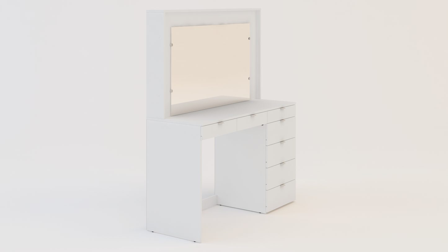 Ava 5 Drawer Dressing Table