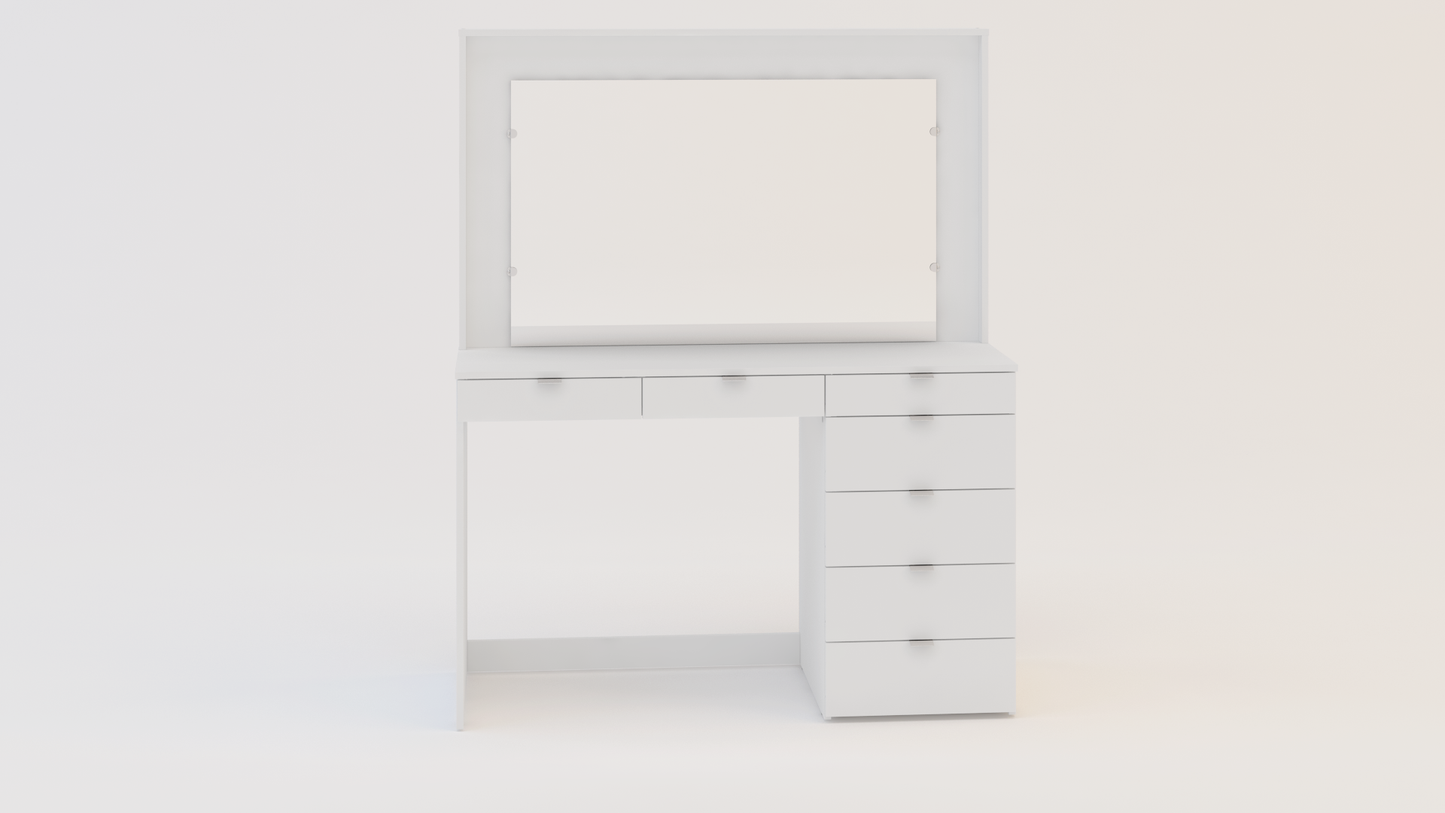 Ava 5 Drawer Dressing Table
