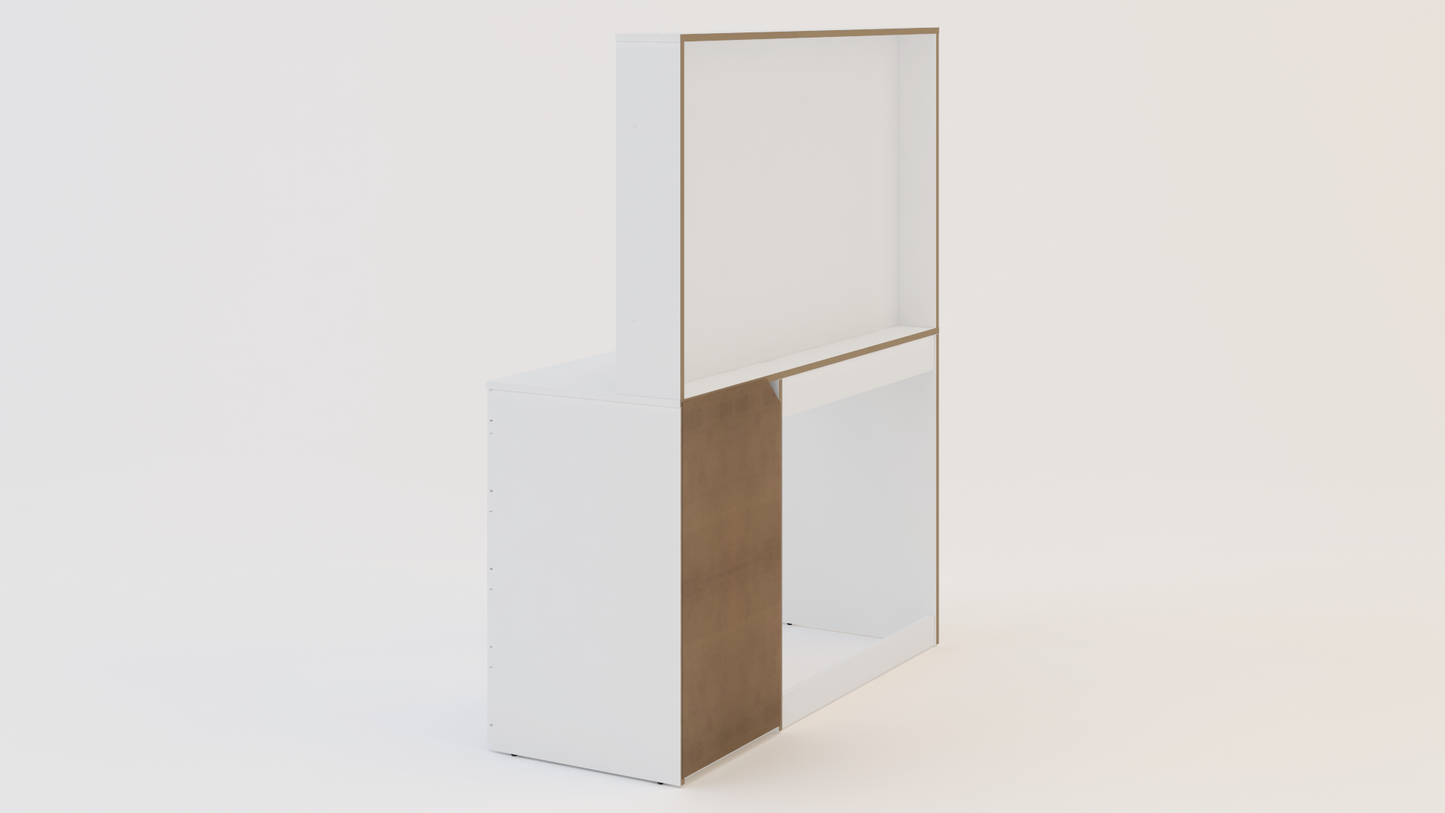 Ava 5 Drawer Dressing Table