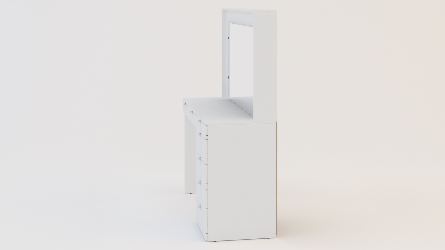 Ava 5 Drawer Dressing Table