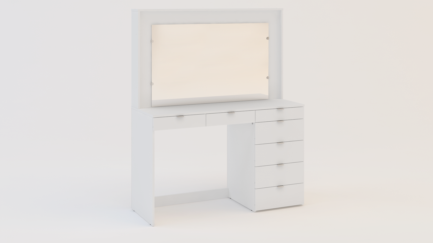 Ava 5 Drawer Dressing Table