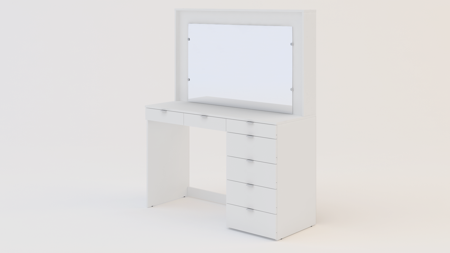 Ava 5 Drawer Dressing Table