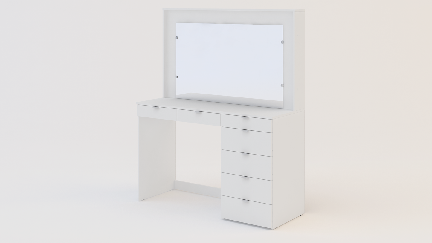 Ava 5 Drawer Dressing Table