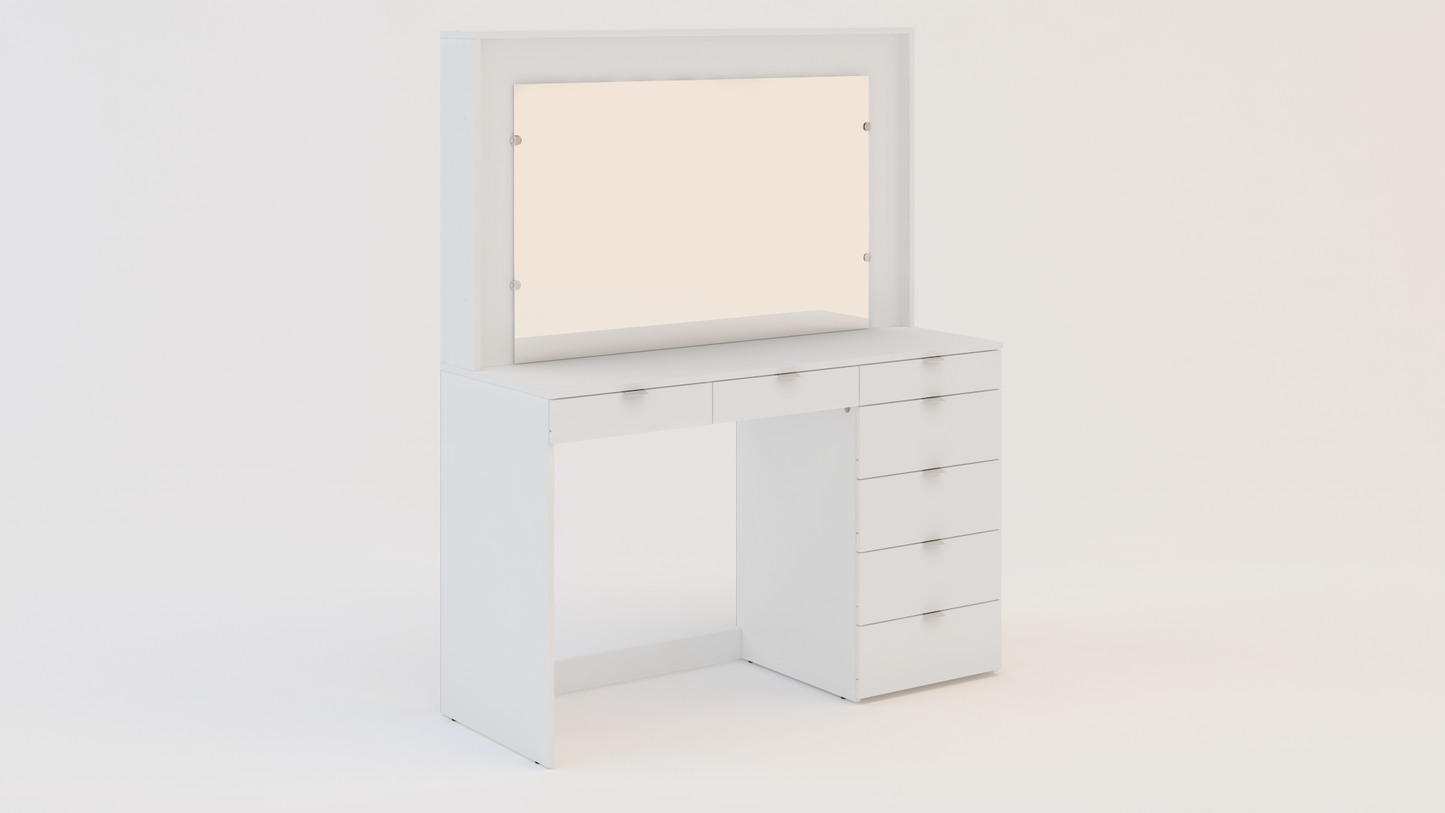 Ava 5 Drawer Dressing Table