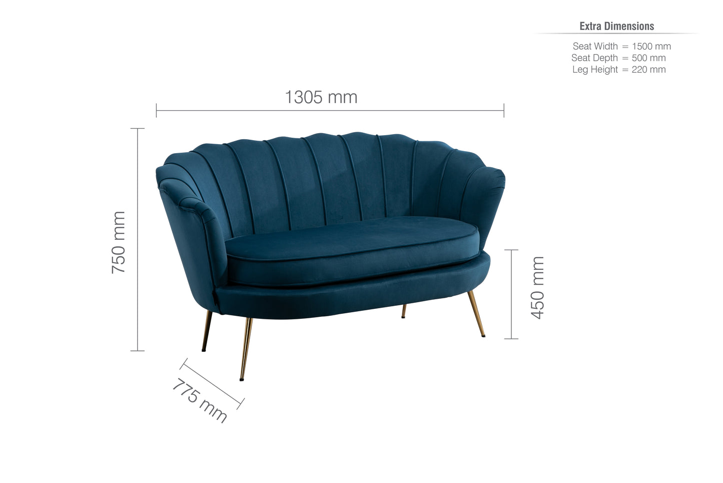 Ariel 2 Seater Sofa