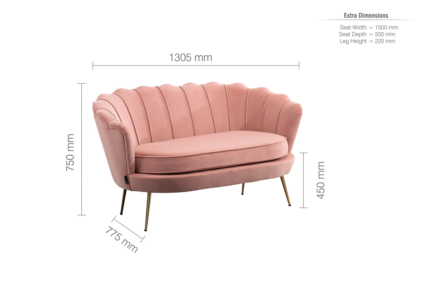 Ariel 2 Seater Sofa