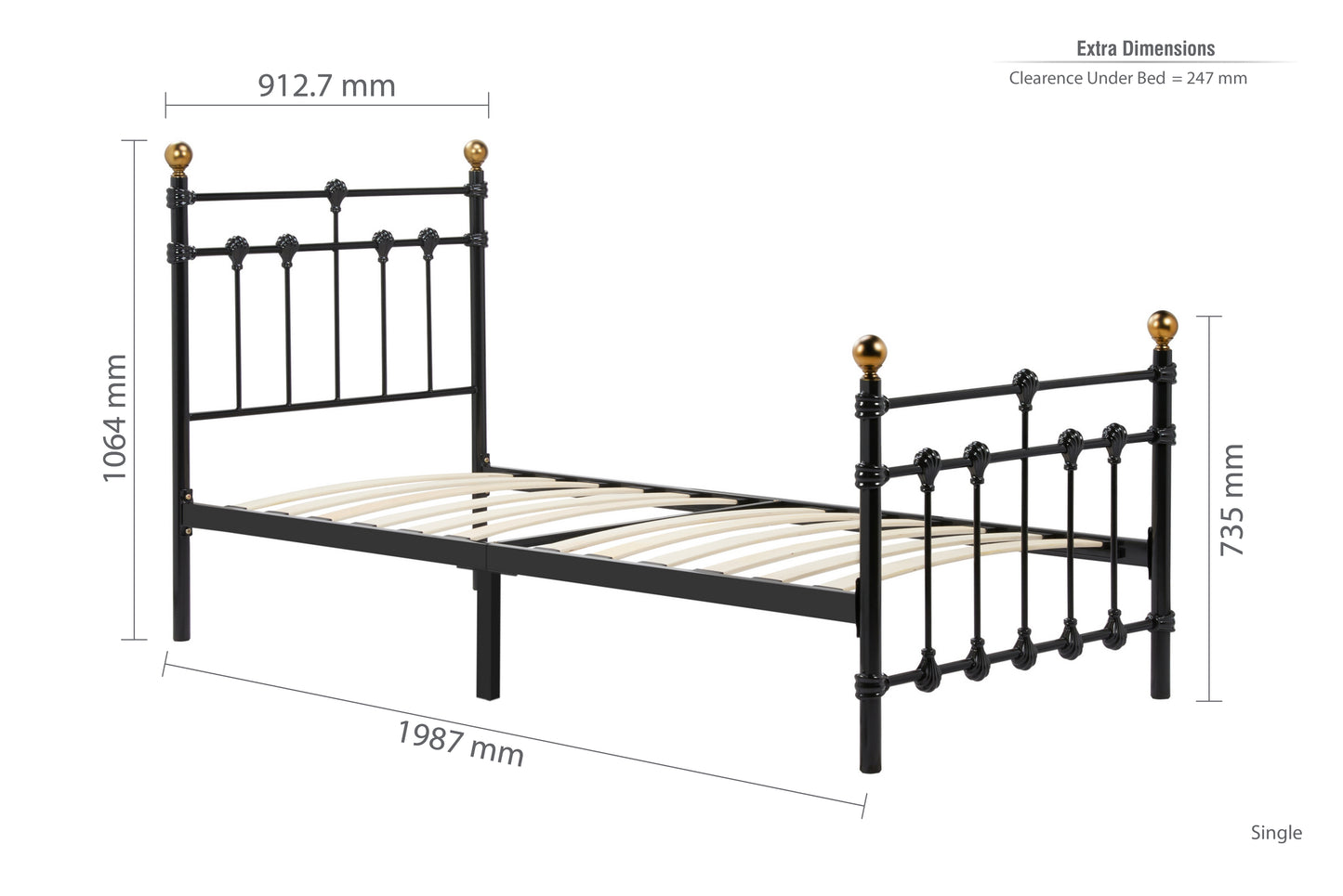 Atlas Single Bed