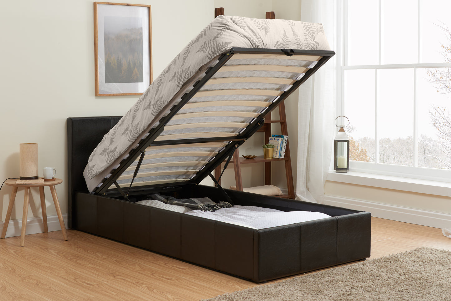 Berlin Single Ottoman Bed