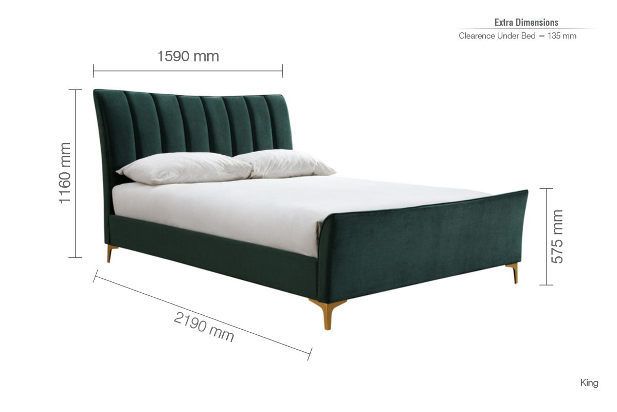 Clover King Bed