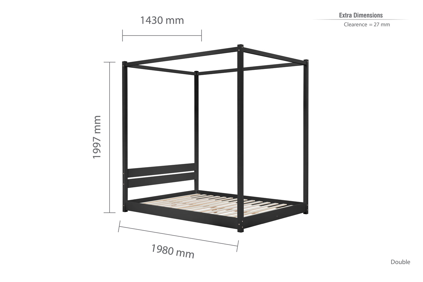 Darwin Four Poster Double Bed