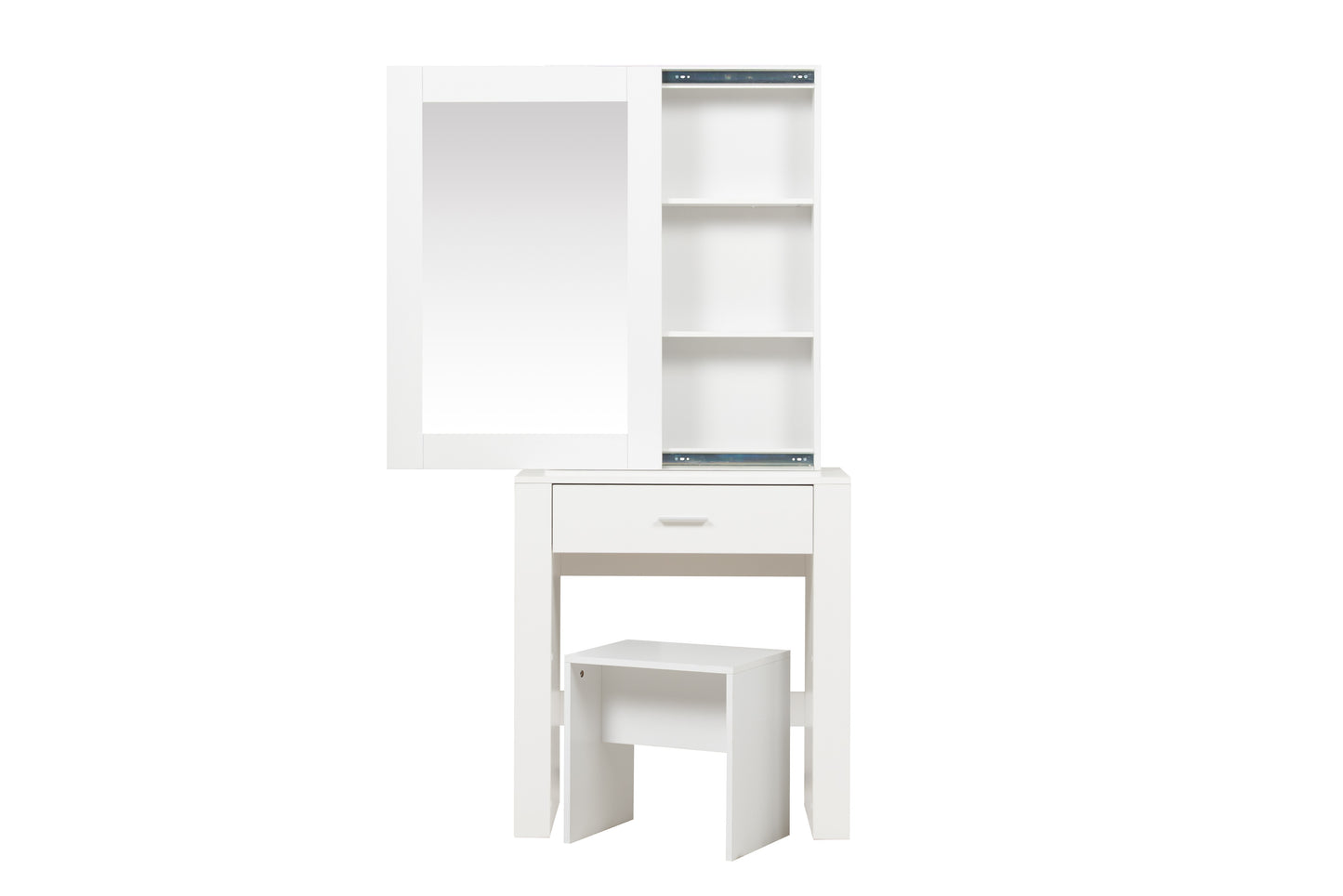 Evelyn 1 Drawer Sliding Mirror Dressing Table