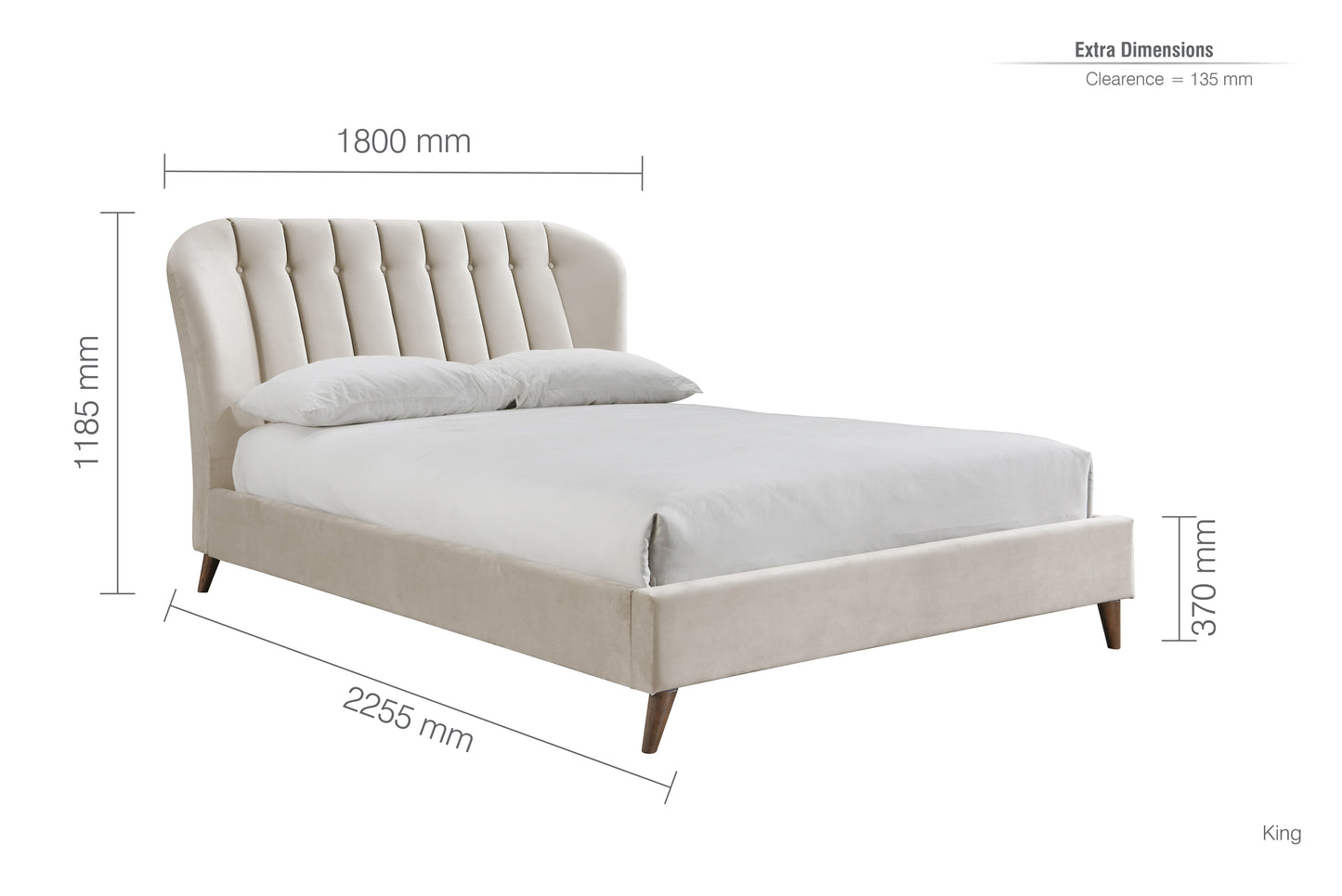 Elm King Bed