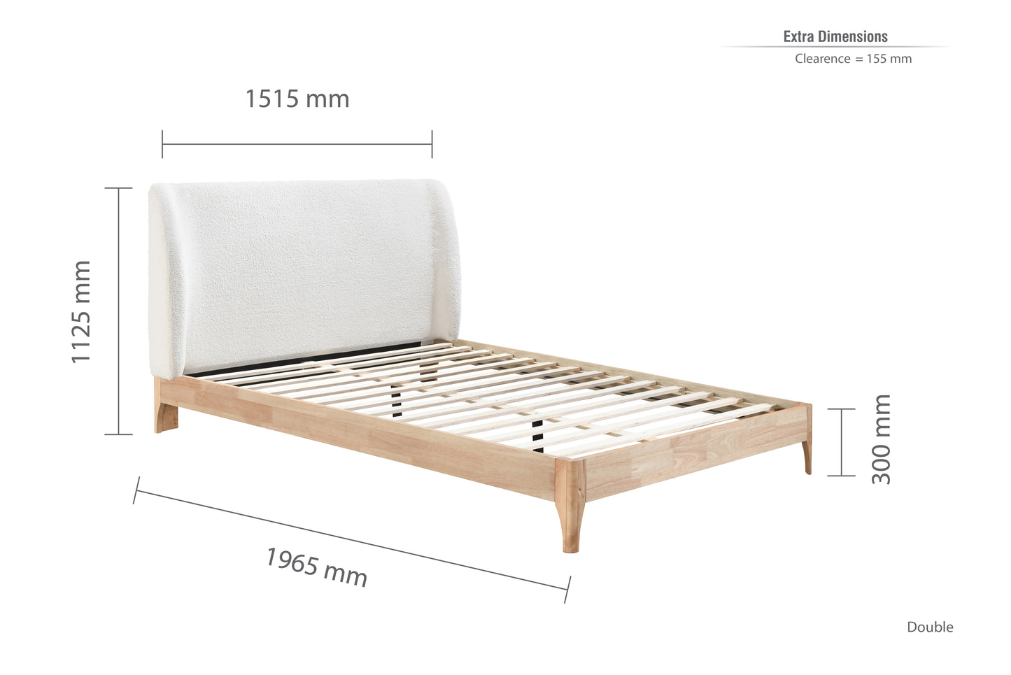 Halfden Double Bed