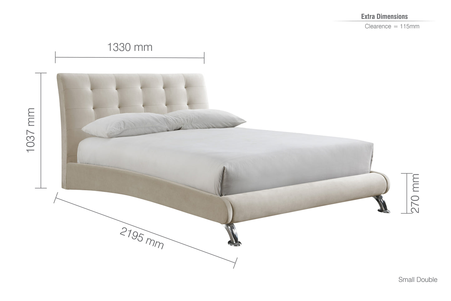 Hemlock Small Double Bed