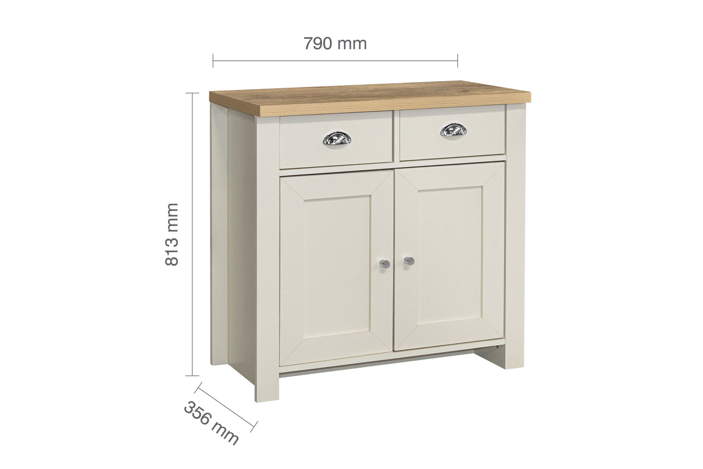 Highgate 2 Door 2 Drawer Sideboard