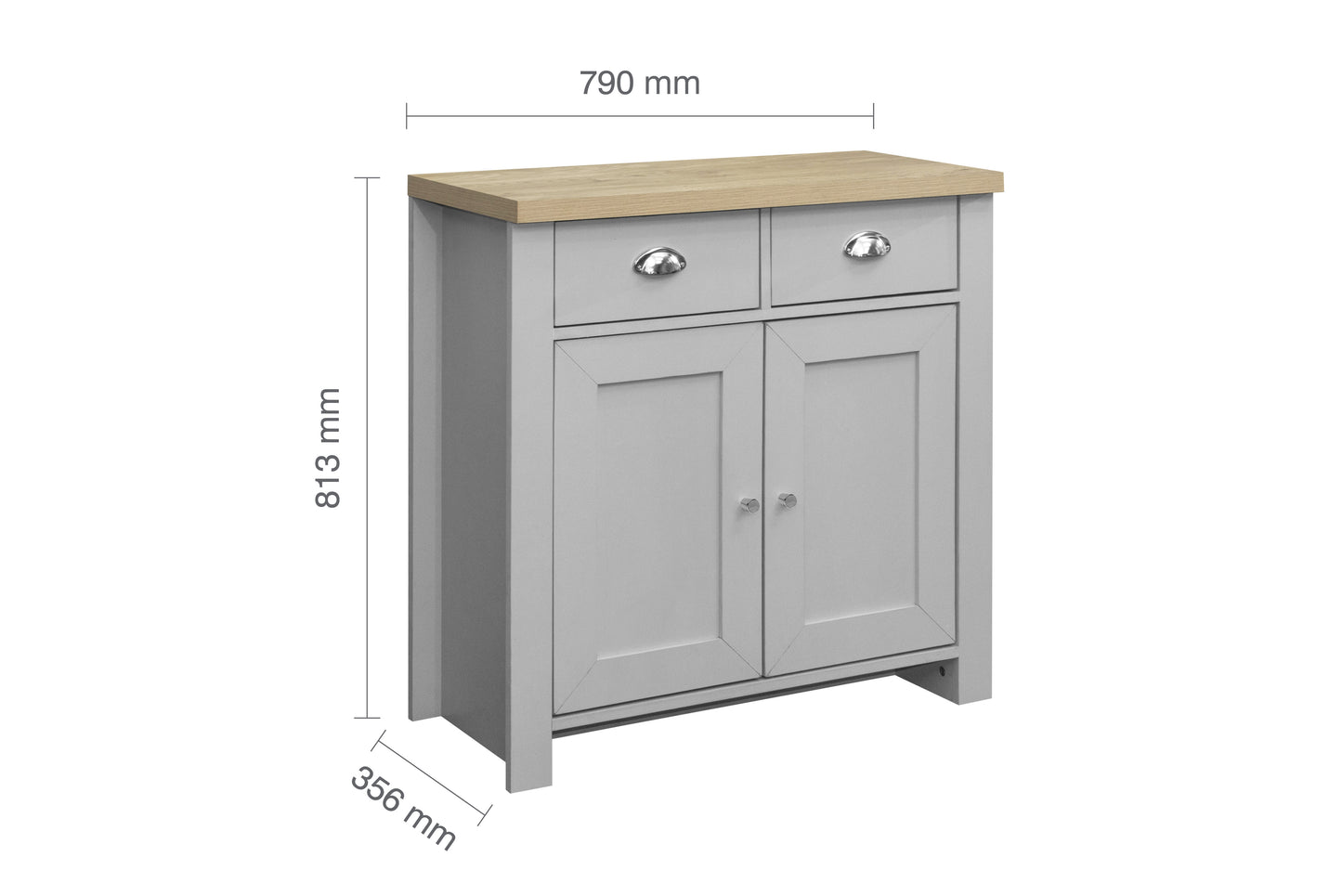Highgate 2 Door 2 Drawer Sideboard