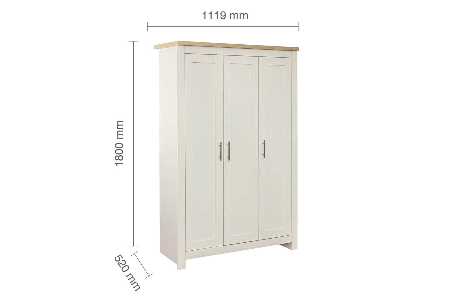 Highgate 3 Door Wardrobe
