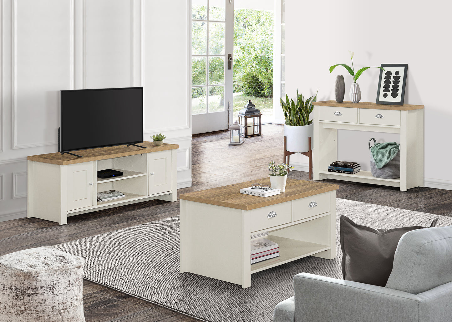 Highgate 2 Drawer Console Table