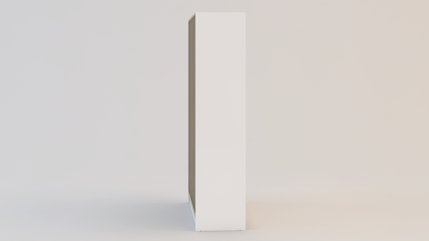 Lynx 2 Door Sliding Wardrobe With Mirror