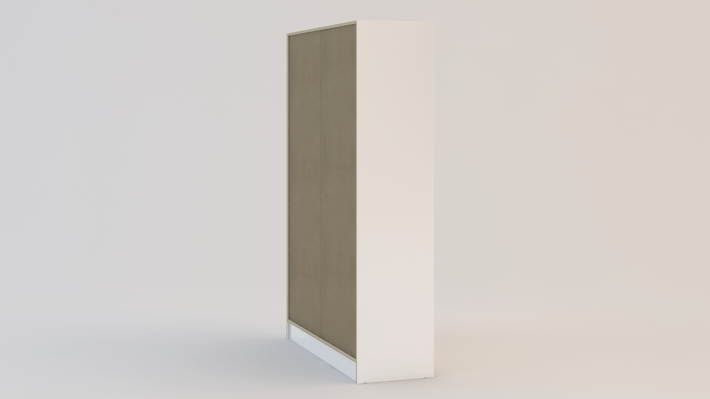 Lynx 2 Door Sliding Wardrobe With Mirror