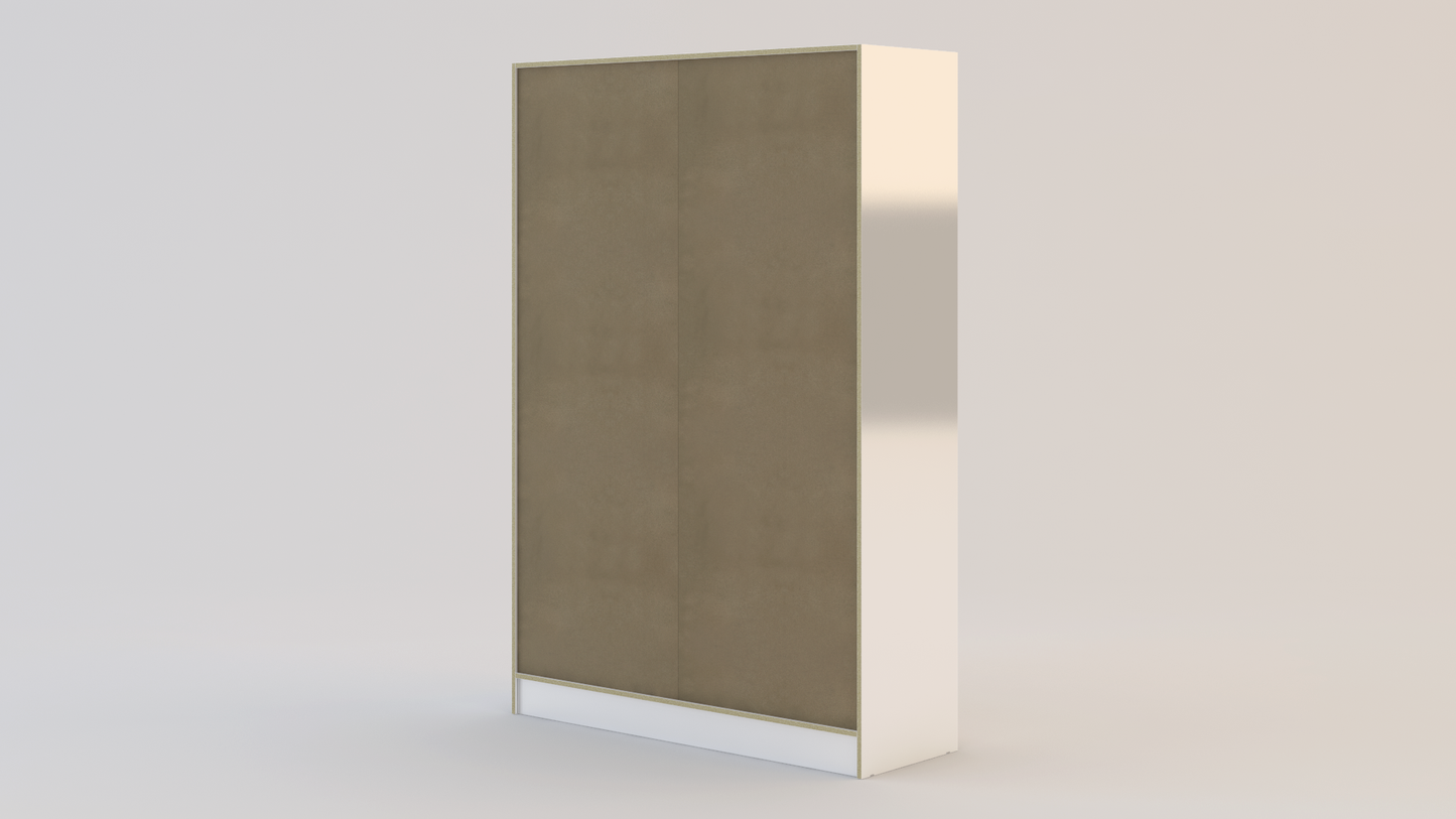 Lynx 2 Door Sliding Wardrobe With Mirror