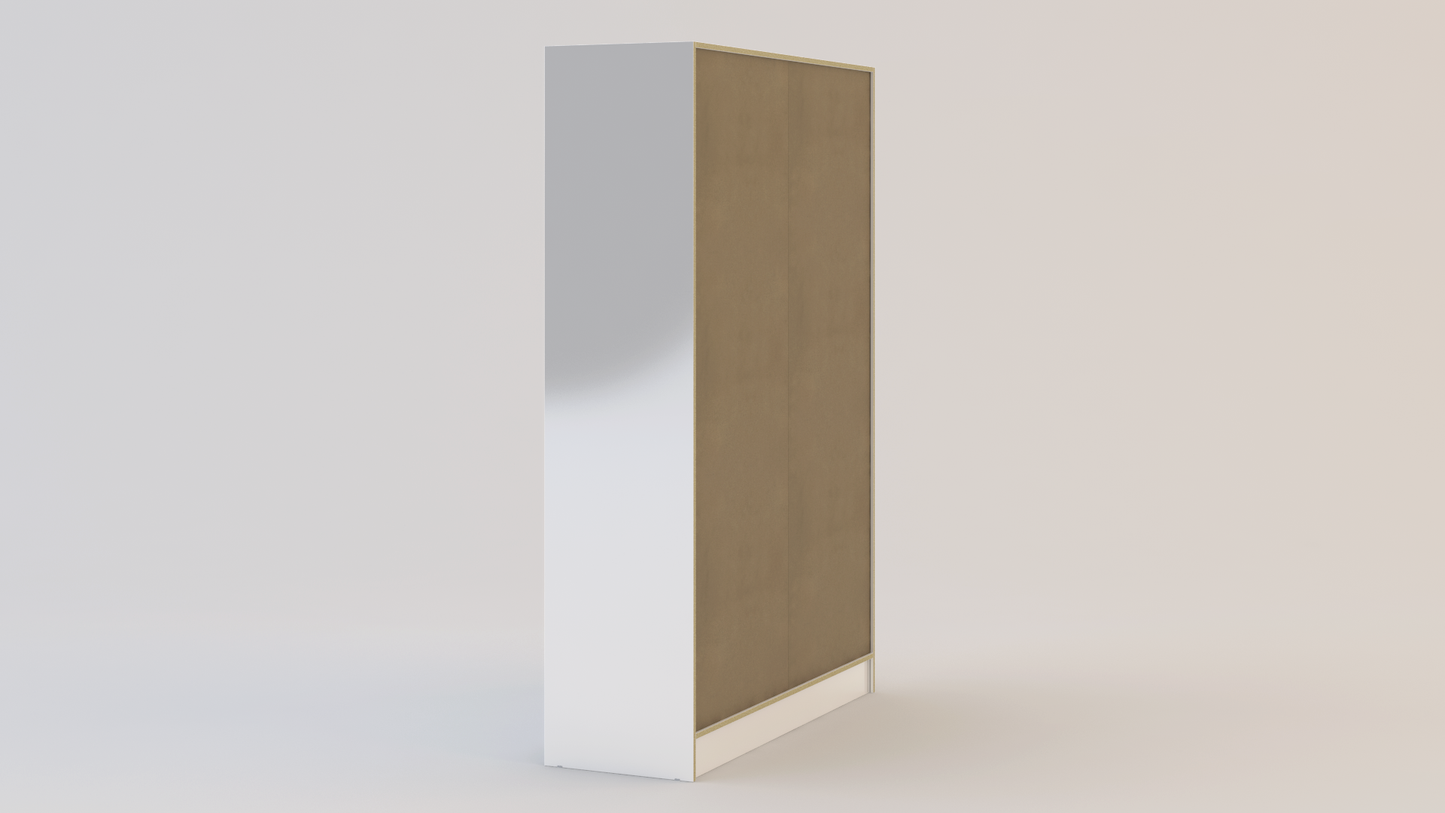 Lynx 2 Door Sliding Wardrobe With Mirror
