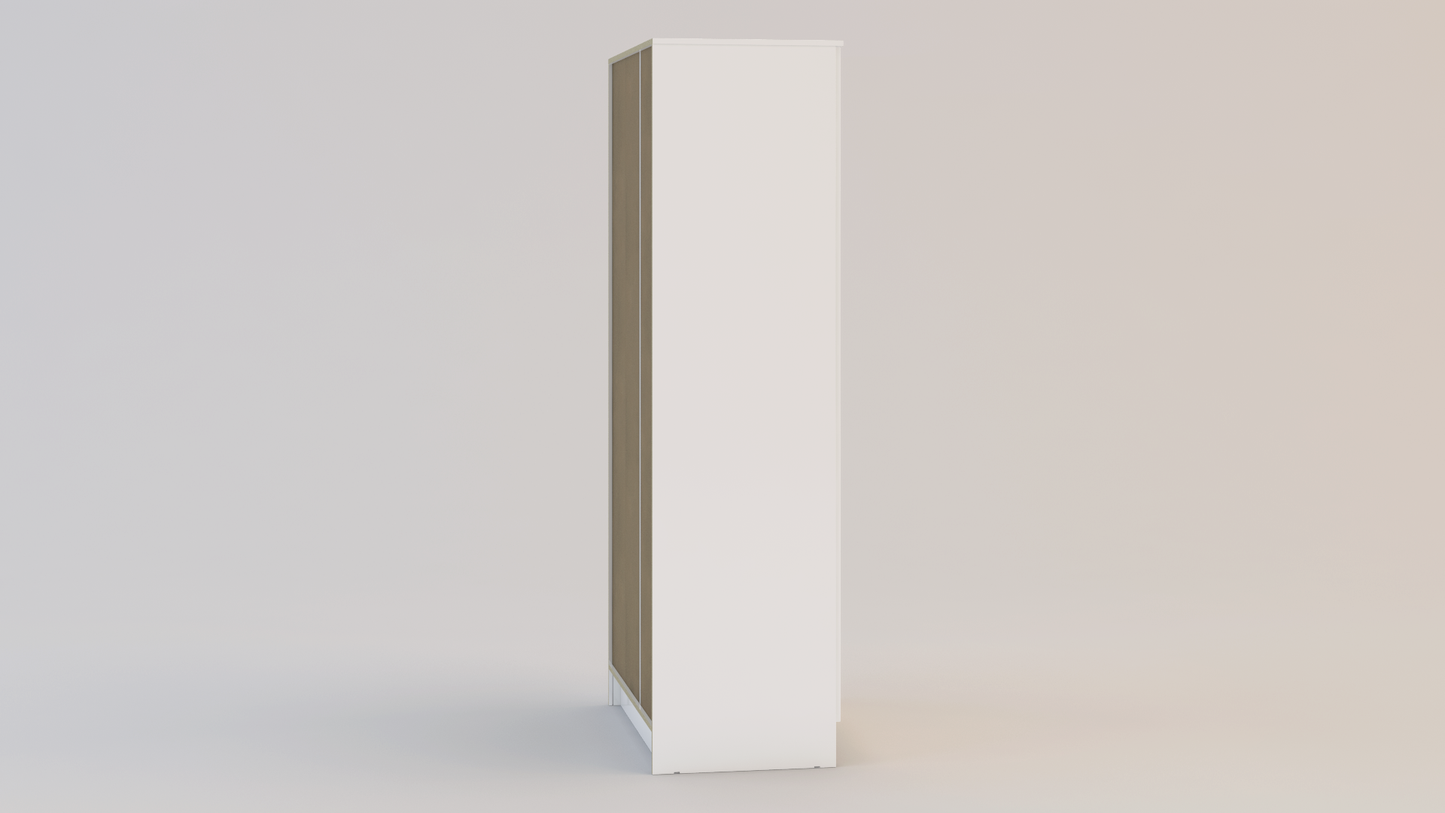 Lynx 3 Door 2 Drawer Wardrobe With Mirror