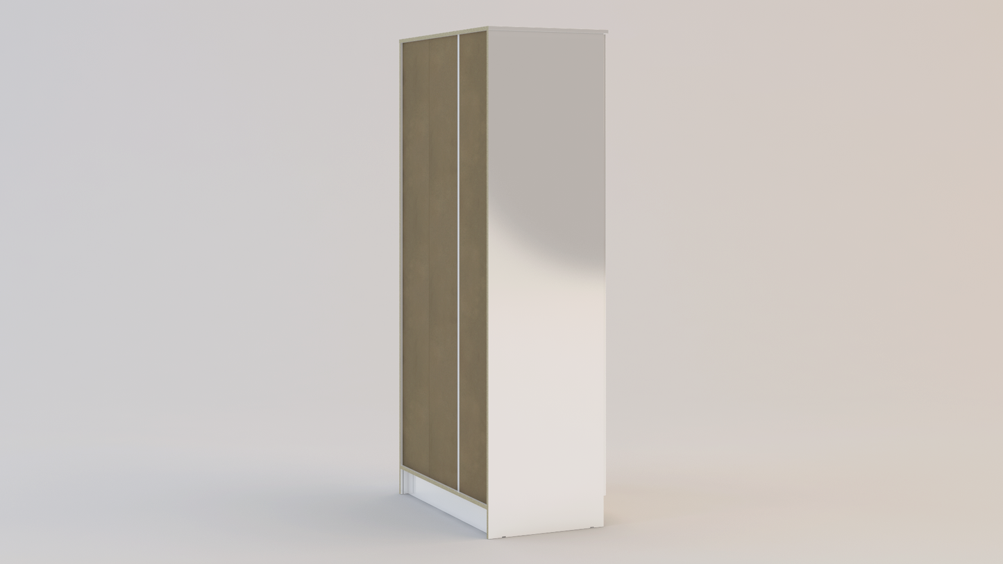 Lynx 3 Door 2 Drawer Wardrobe With Mirror