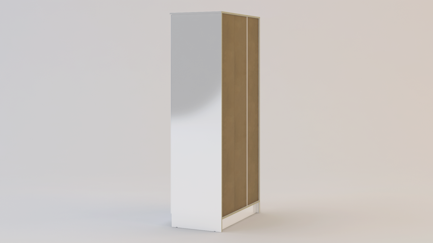 Lynx 3 Door 2 Drawer Wardrobe With Mirror