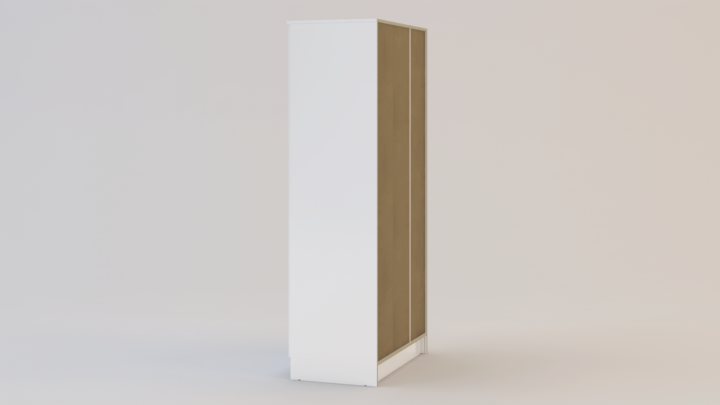 Lynx 3 Door 2 Drawer Wardrobe With Mirror
