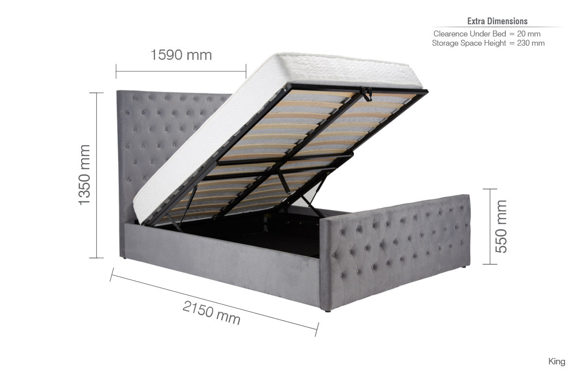 Marquis King Ottoman Bed