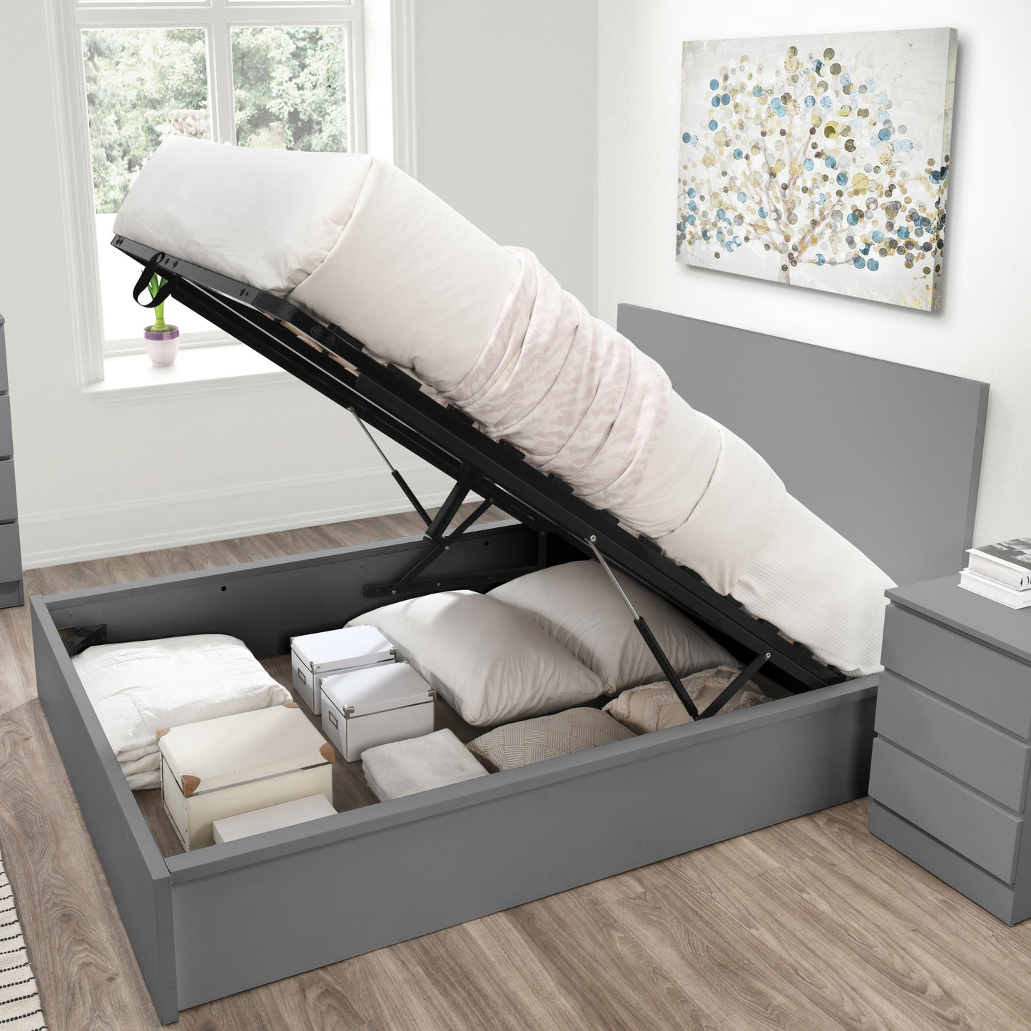 Oslo Double Ottoman Bed