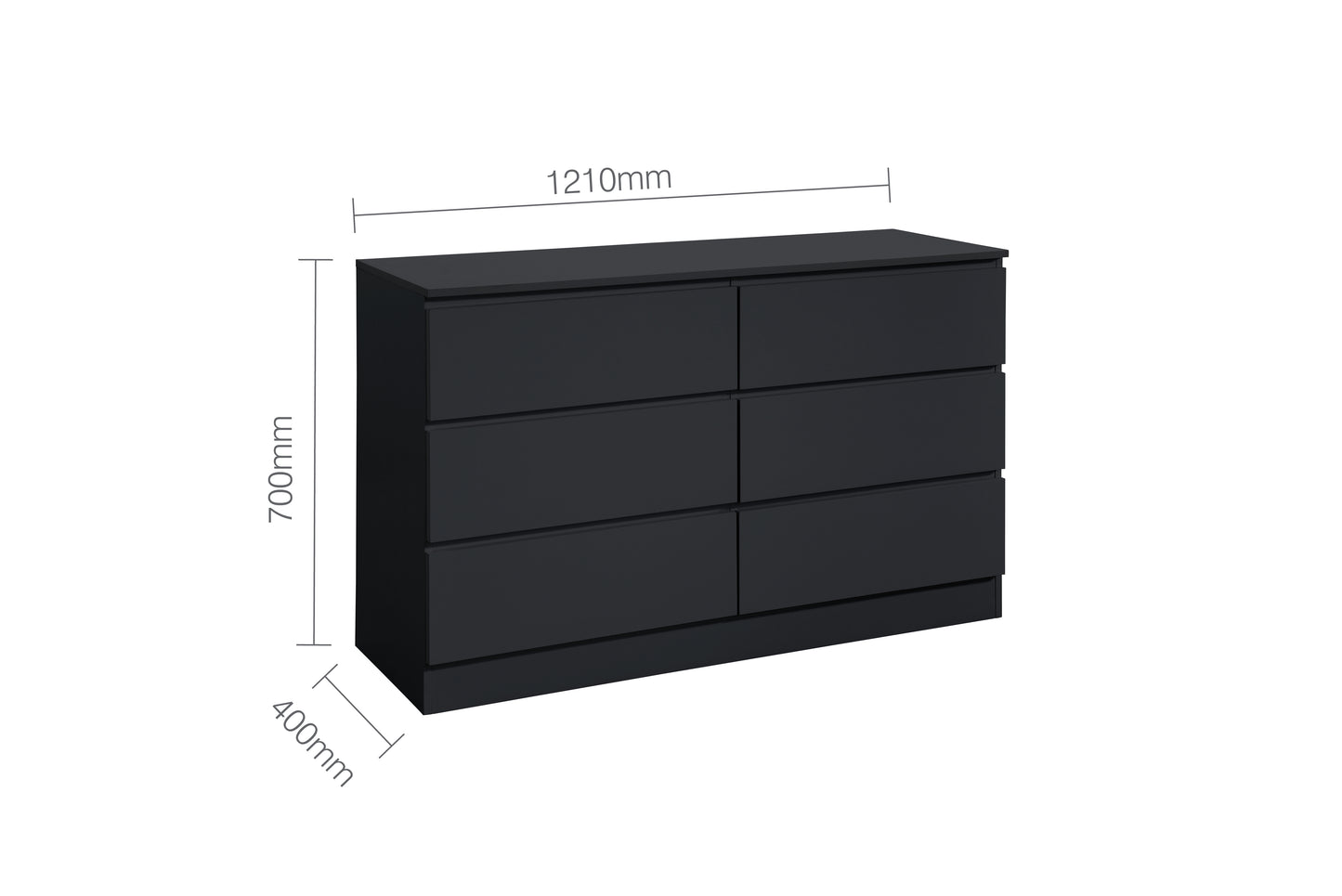 Oslo 6 Drawer Chest