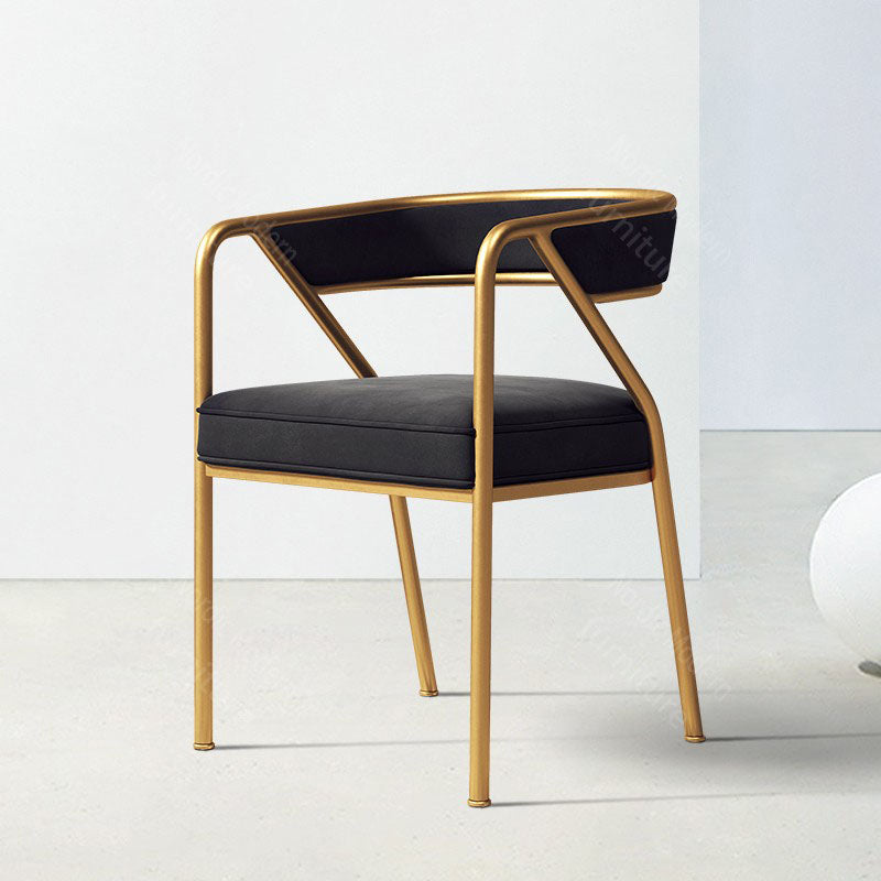 Dwight Dining Chair, Gold Frame-Weilai Concept