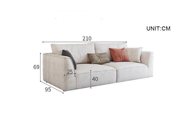 R77 Dexter Two Seater Corner Sofa, Leathaire