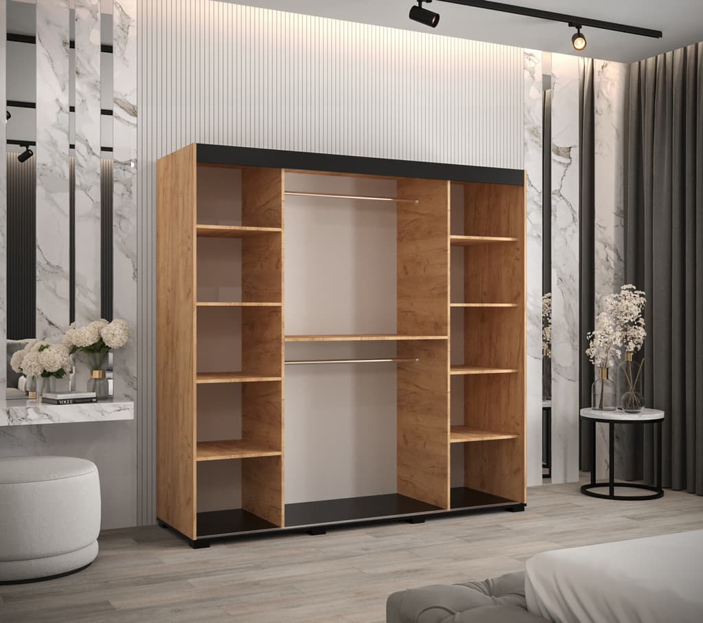 Bergamo V2 Sliding Door Wardrobe 200cm