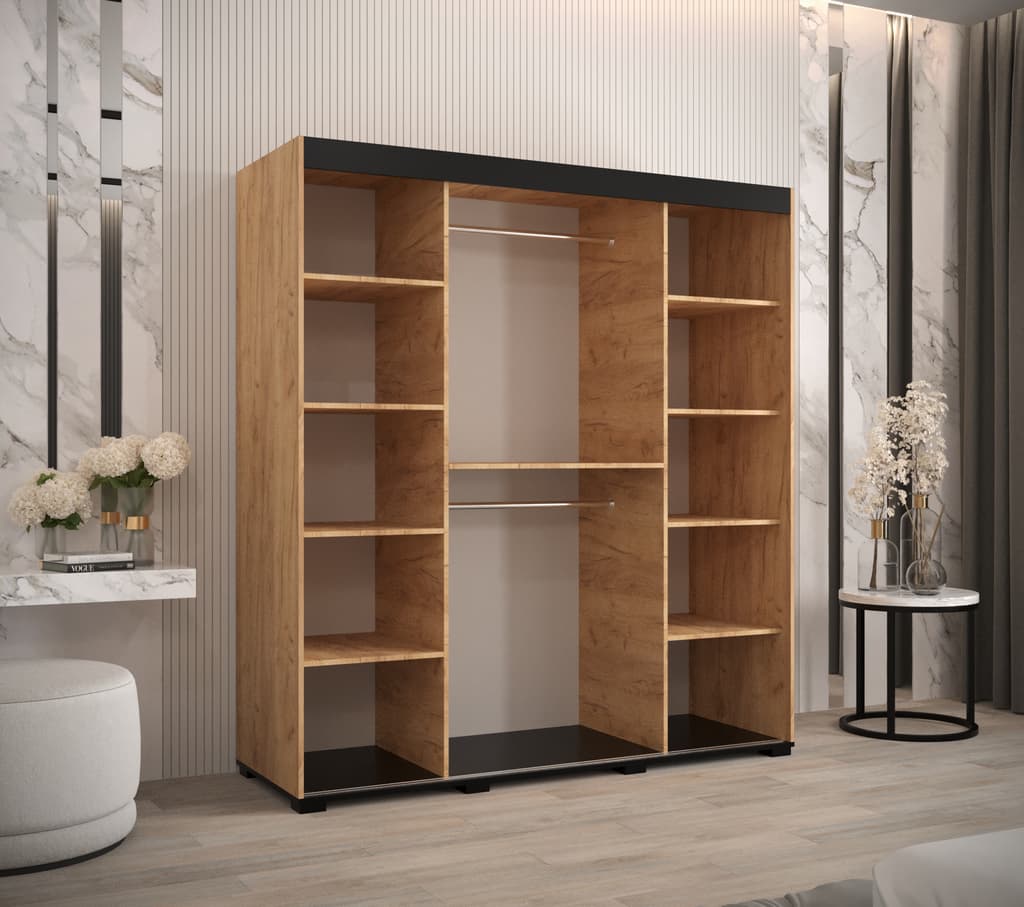 Bergamo V2 Sliding Door Wardrobe 180cm