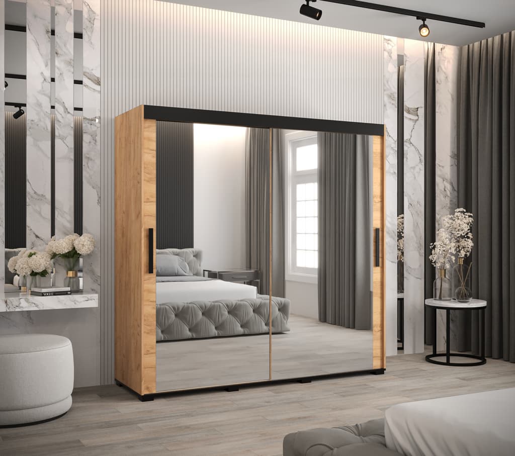 Bergamo T3 Sliding Door Wardrobe 200cm