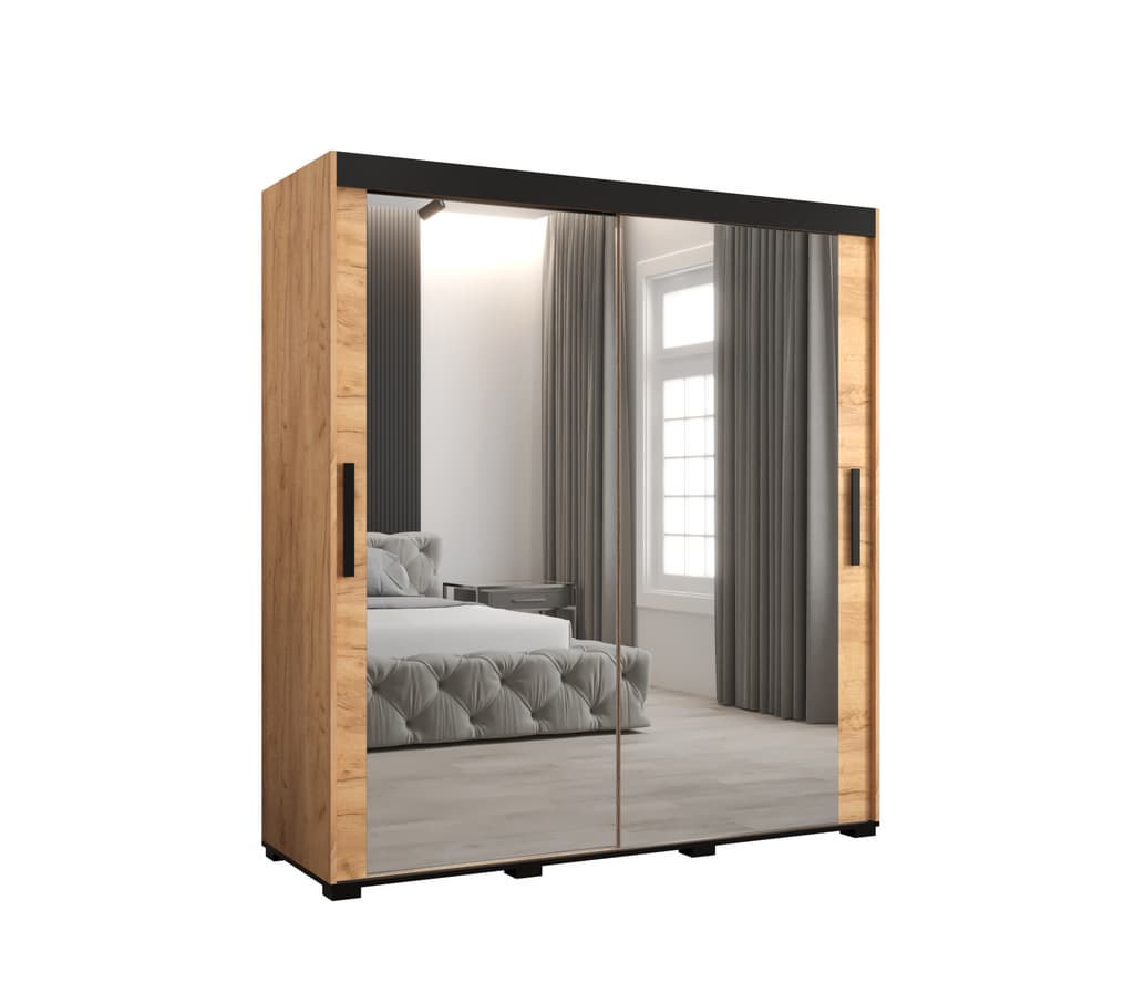 Bergamo T3 Sliding Door Wardrobe 180cm