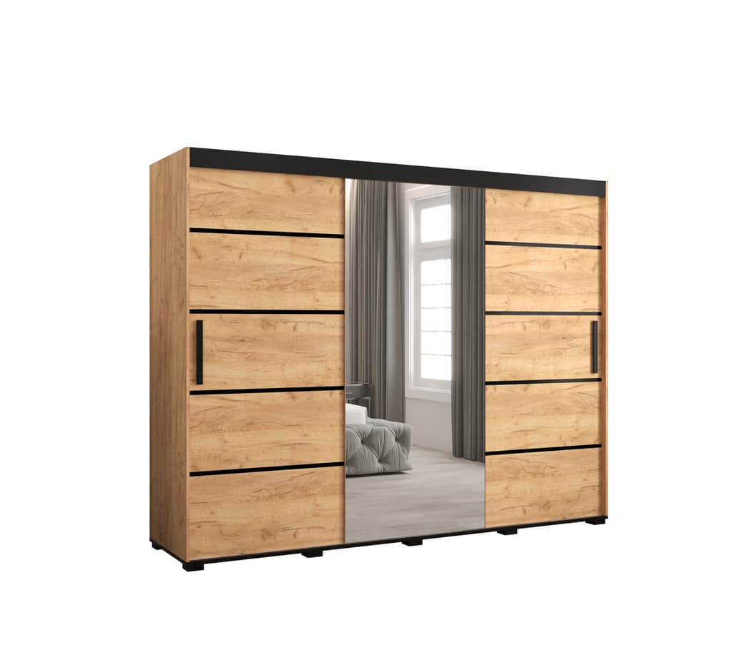 Bergamo V2 Sliding Door Wardrobe 250cm
