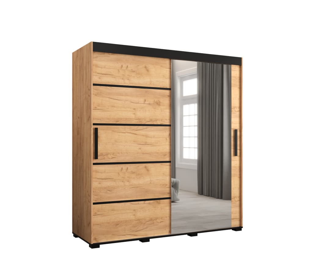 Bergamo V2 Sliding Door Wardrobe 180cm