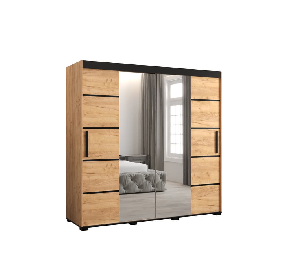 Bergamo V4 Sliding Door Wardrobe 200cm