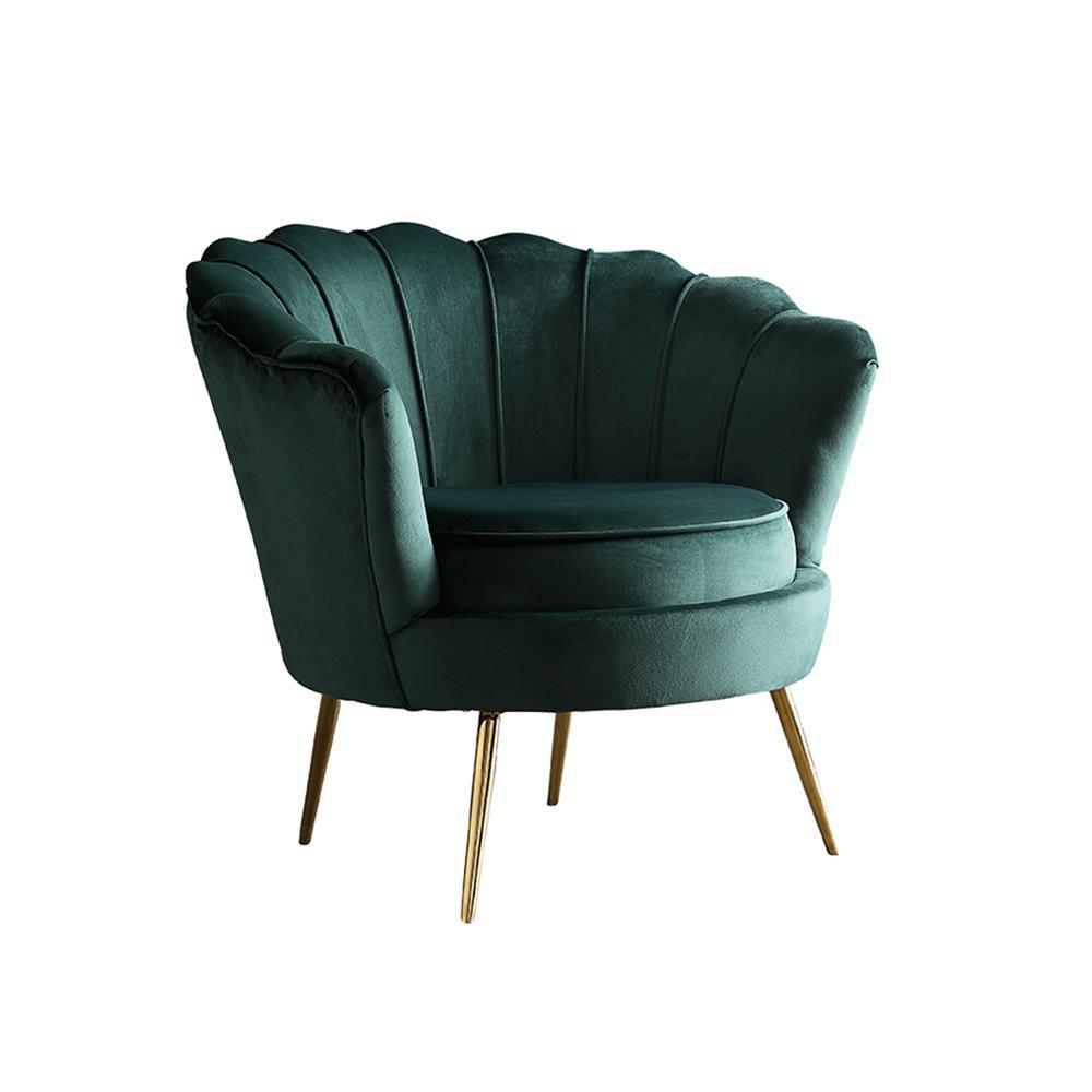 Shell Armchair, Velvet- | Get A Free Side Table Today