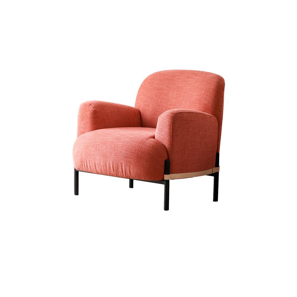 TK215 Armchair, Linen-Cotton- | Get A Free Side Table Today