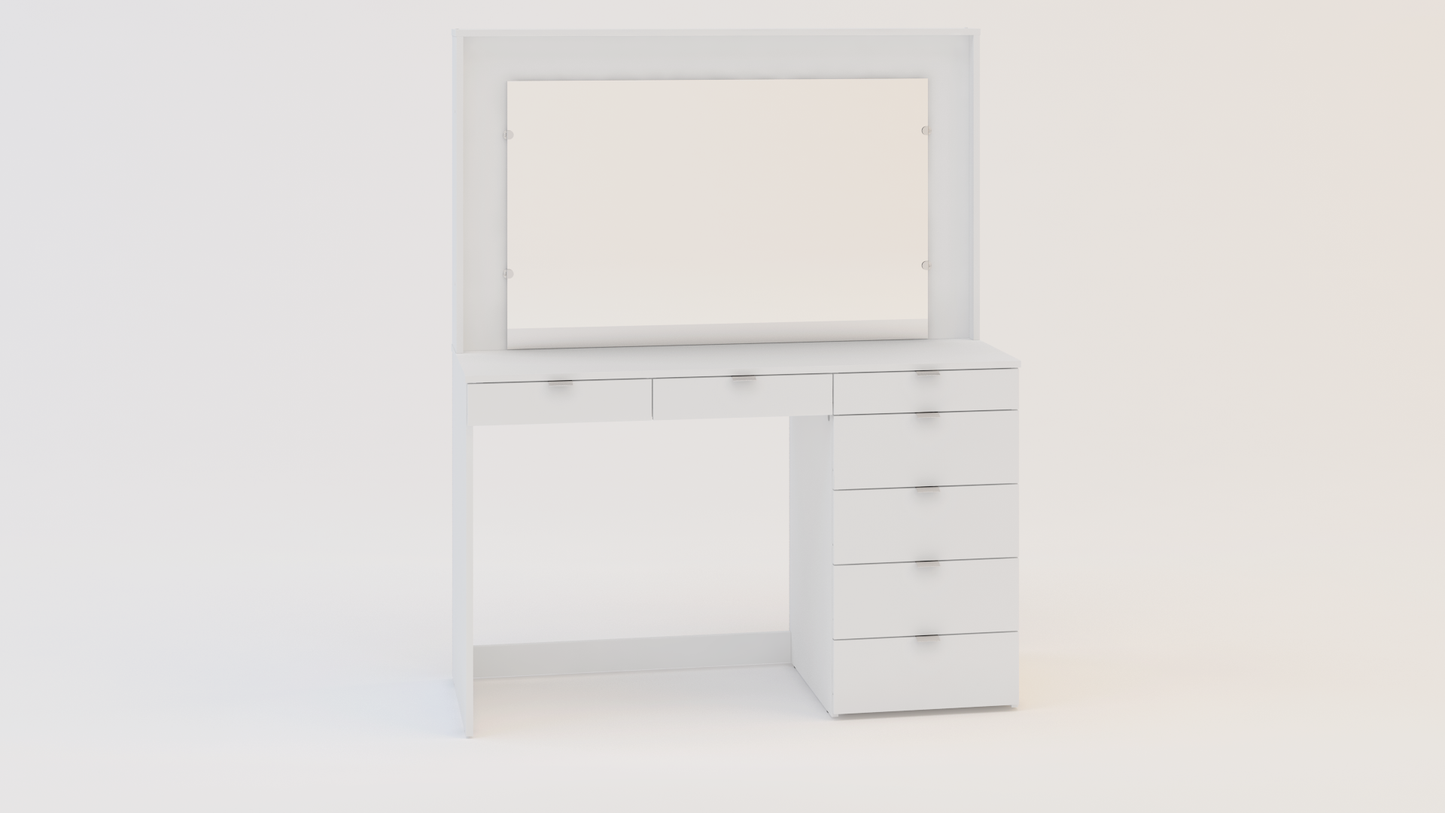 Ava 5 Drawer Dressing Table