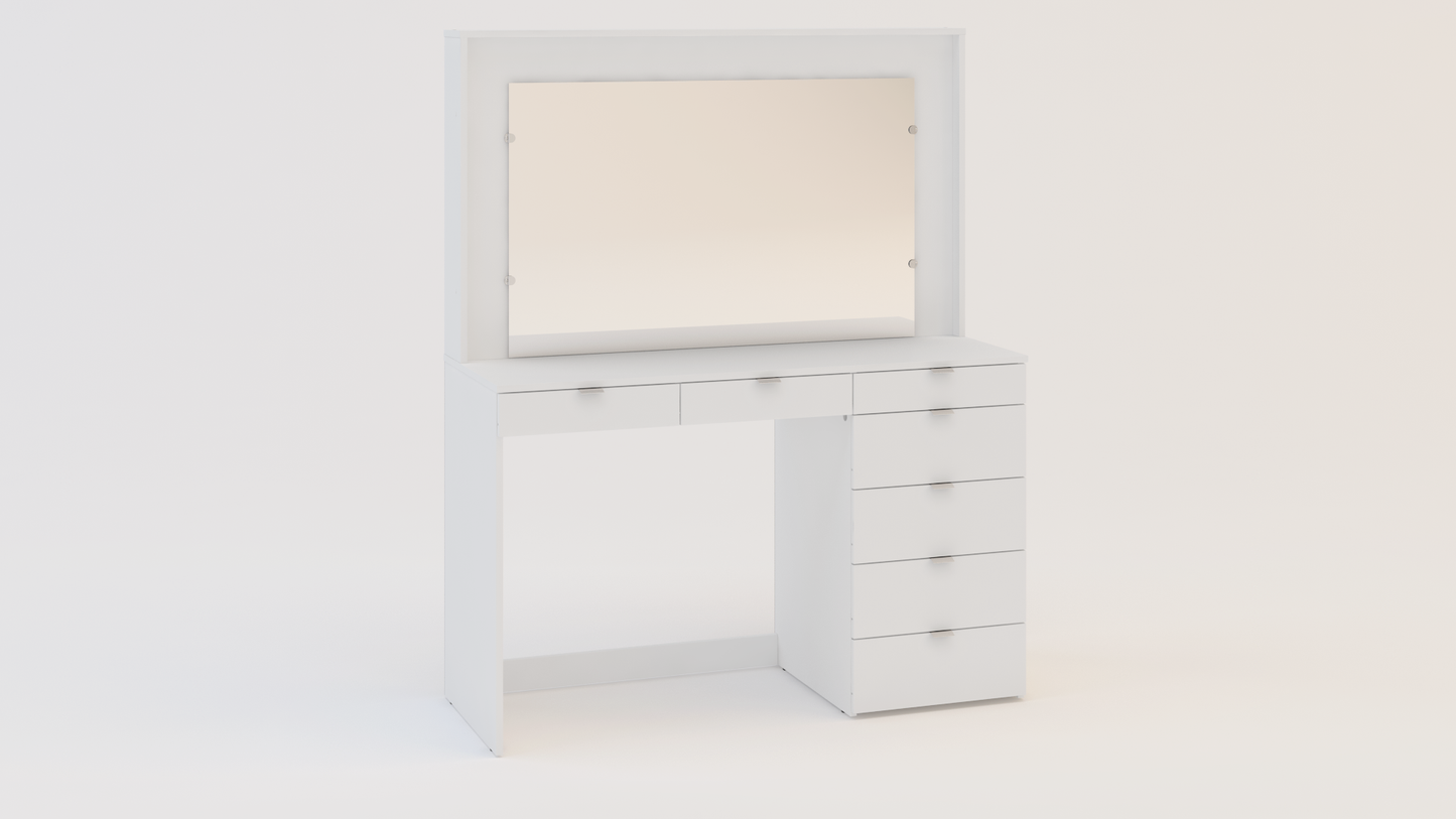 Ava 5 Drawer Dressing Table