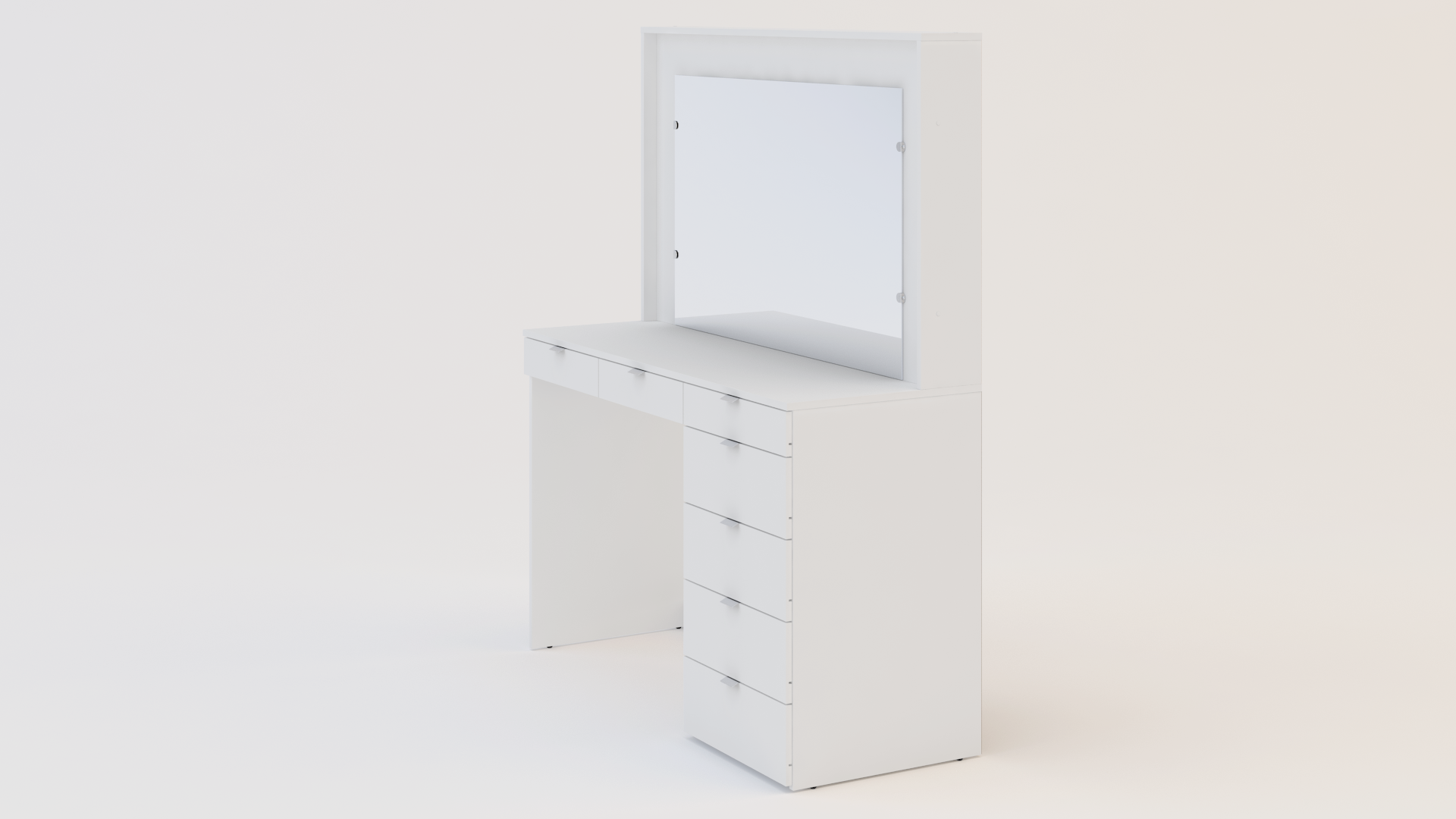 Ava 5 Drawer Dressing Table