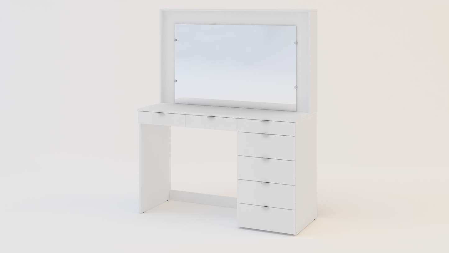 Ava 5 Drawer Dressing Table