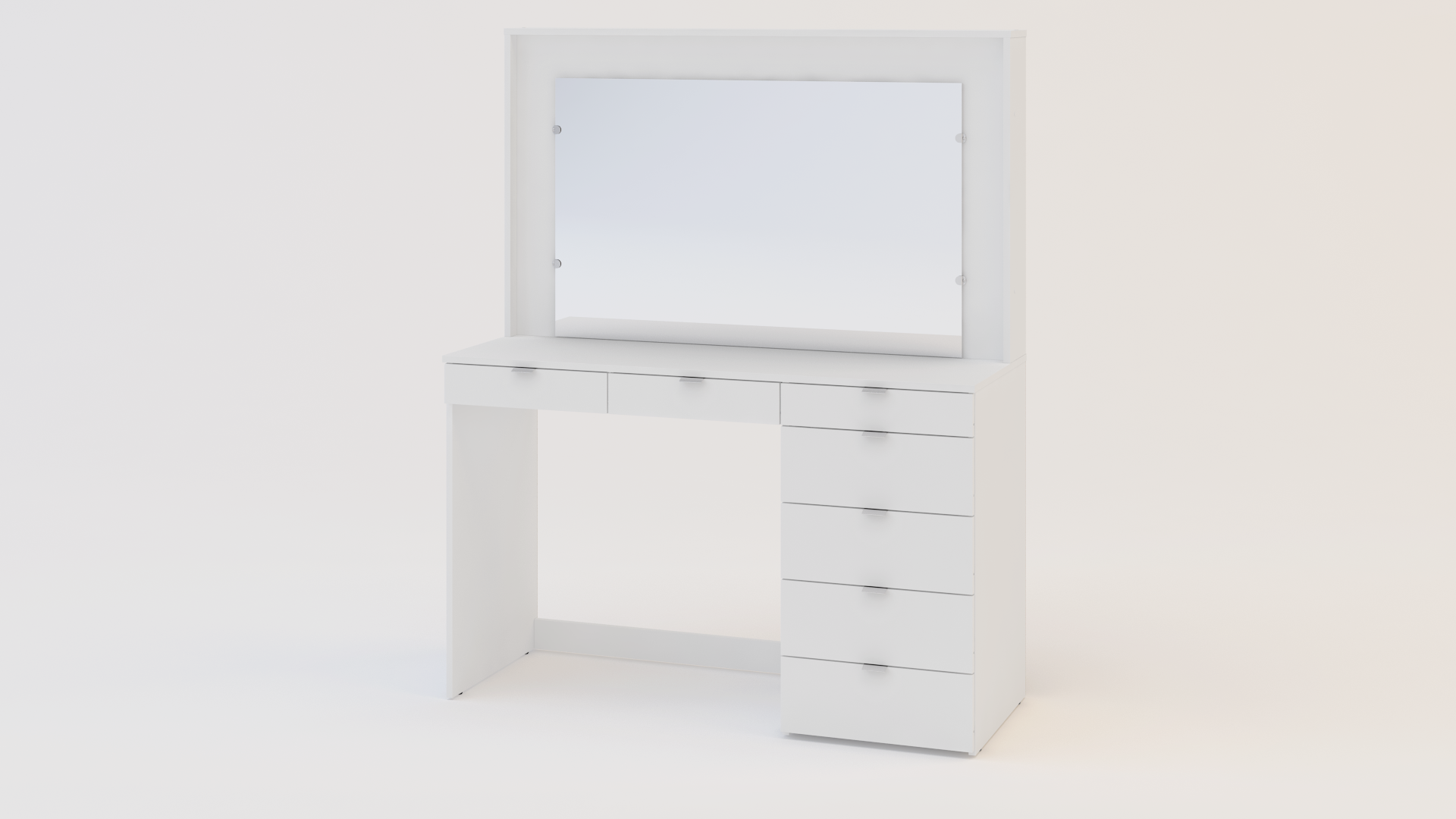 Ava 5 Drawer Dressing Table