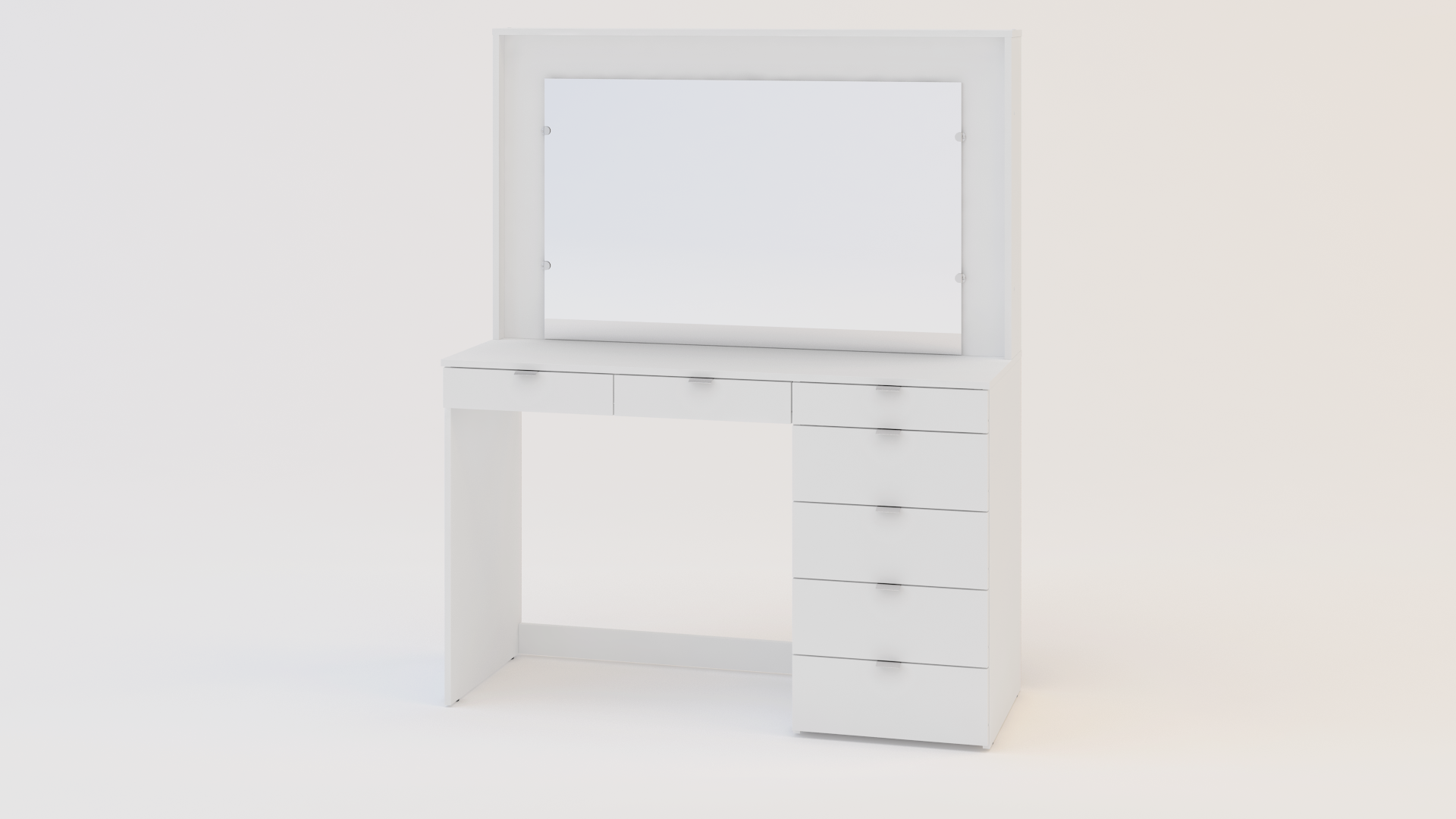 Ava 5 Drawer Dressing Table